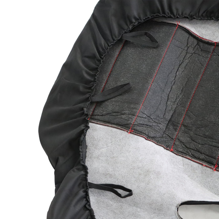 DURAFORCE 2PC Front Seat Covers for Ford Ranger 2004-2012 60/40 Highback Replacement