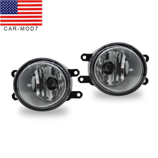 DURAFORCE 2Pcs Clear Lens Fog Lights Bumper Replacement for Toyota Venza 2009-2015