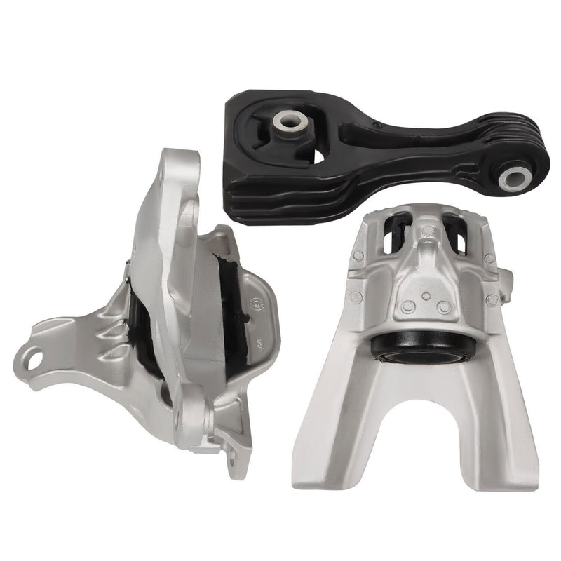 DURAFORCE 3pcs Engine & Transmission Mounts for 2016-2019 Honda Civic L4 2.0L Auto