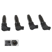 DURAFORCE 4-Pack Ignition Coil for Suzuki GSXR1000 GSX-R1000 2002-2008 Motorcycle Parts