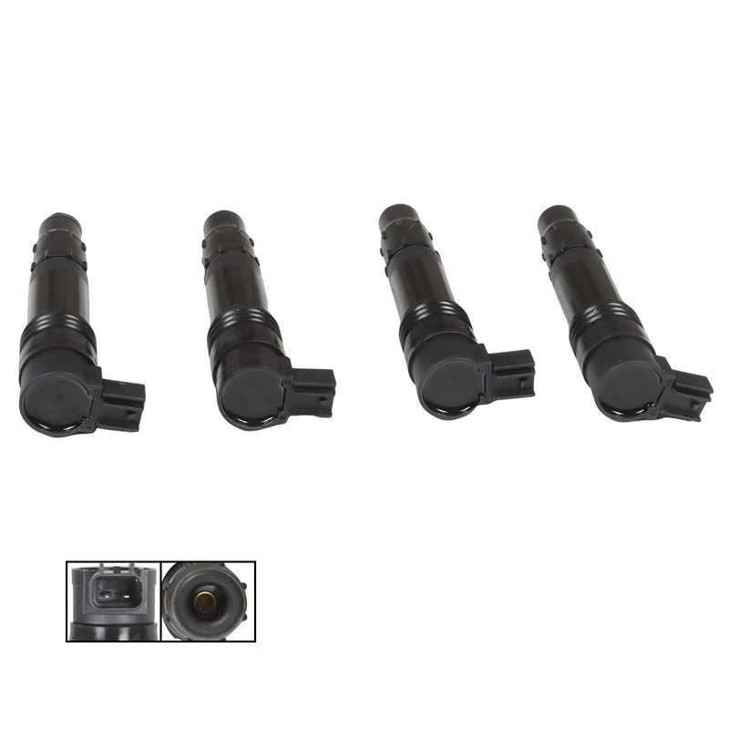 DURAFORCE 4-Pack Ignition Coil for Suzuki GSXR1000 GSX-R1000 2002-2008 Motorcycle Parts