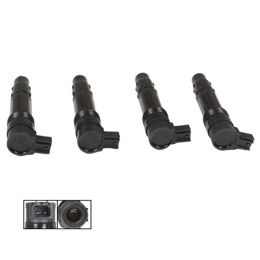 DURAFORCE 4-Pack Ignition Coil for Suzuki GSXR1000 GSX-R1000 2002-2008 Motorcycle Parts