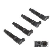 DURAFORCE 4-Pack Ignition Coil for Suzuki GSXR1000 GSX-R1000 2002-2008 Motorcycle Parts