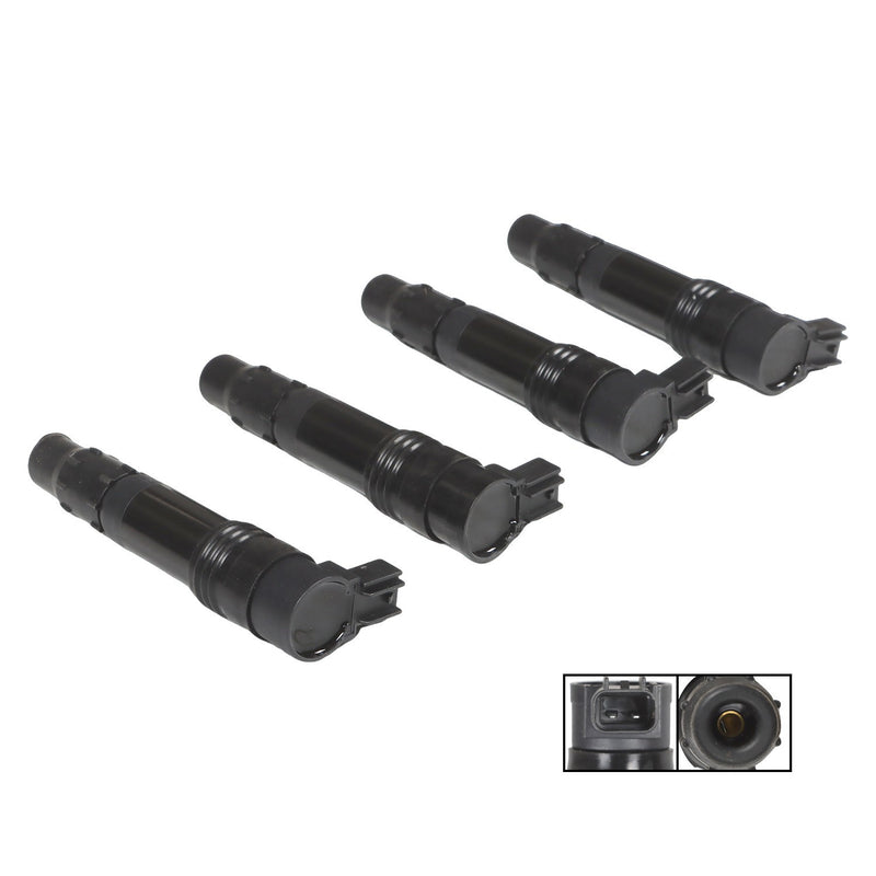 DURAFORCE 4-Pack Ignition Coil for Suzuki GSXR1000 GSX-R1000 2002-2008 Motorcycle Parts