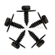 DURAFORCE 40Pcs Metal Car Fender Bumper Retainer U Nut Clips Body Screw Fasteners