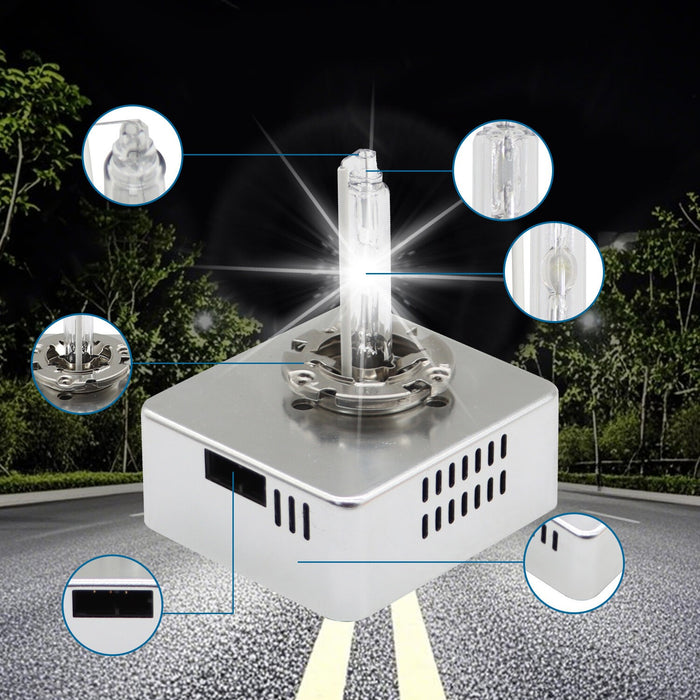 DURAFORCE 2X D5S Xenon HID Headlight Bulbs for Chevrolet Silverado 1500 GMC Sierra Terrain