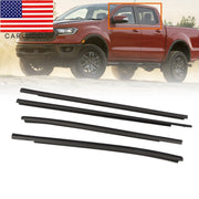 DURAFORCE 4Pcs Door Weatherstrip Seal Kit for 2011-2021 Ford Ranger Rubber Belt Line