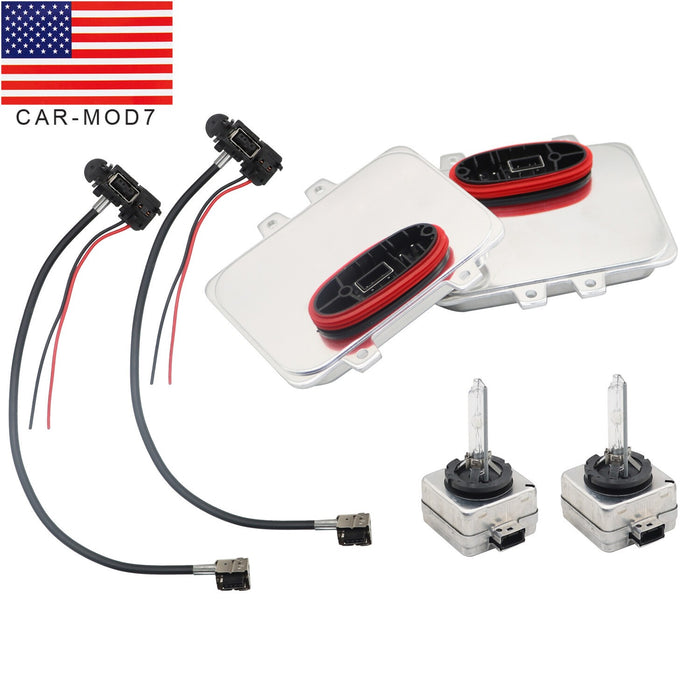 DURAFORCE 2x HID Xenon Headlight Ballast & D1S Bulb for 2007-2013 Cadillac Escalade