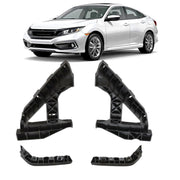 DURAFORCE 4PC Headlight Brackets Front Mount Retainer for 2016-2021 Honda Civic Sedan