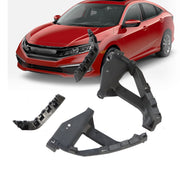DURAFORCE 4PC Headlight Brackets Front Mount Retainer for 2016-2021 Honda Civic Sedan