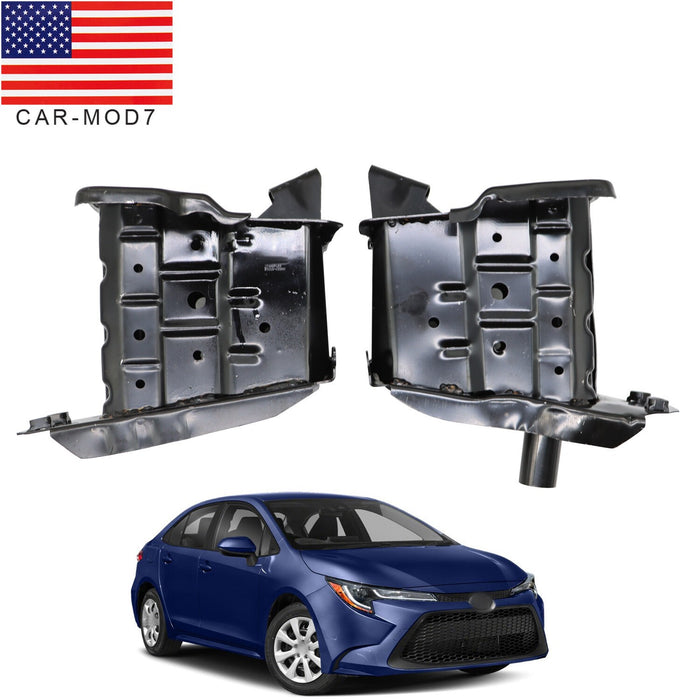 DURAFORCE 2x Front Bumper Brackets Left & Right for 2019-2023 Toyota Corolla
