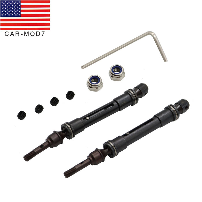 DURAFORCE 2X Front Drive Shaft for Traxxas Slash 4X4 Rustler VXL Stampede 4X4 New