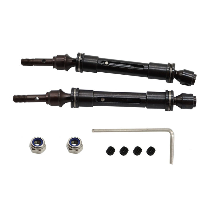 DURAFORCE 2X Front Drive Shaft for Traxxas Slash 4X4 Rustler VXL Stampede 4X4 New