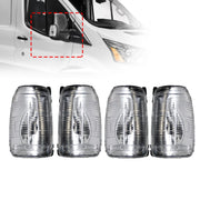 DURAFORCE 4Pcs Ford Transit 250 350HD 2015-21 Side Mirror Turn Signal Lights Left+Right