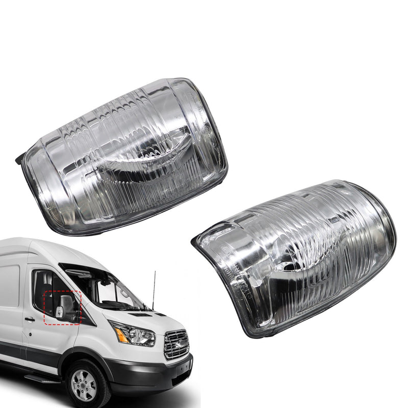 DURAFORCE 4Pcs Ford Transit 250 350HD 2015-21 Side Mirror Turn Signal Lights Left+Right