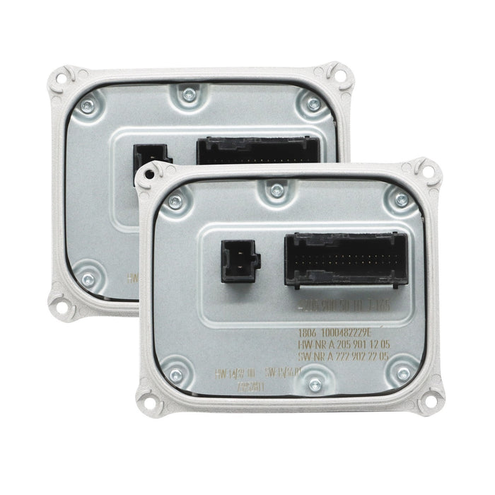 DURAFORCE 2x LED Headlight Ballast Unit A2059005010 for Mercedes-Benz W205 C Class 2015-18