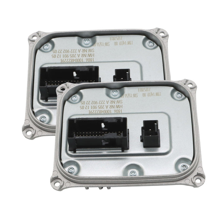 DURAFORCE 2x LED Headlight Ballast Unit A2059005010 for Mercedes-Benz W205 C Class 2015-18