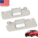 DURAFORCE 2Pcs Sun Visor with Mirror for Chevy Sonic 2012-2020 Replacement Parts