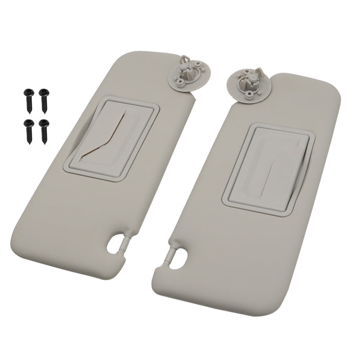 DURAFORCE 2Pcs Sun Visor with Mirror for Chevy Sonic 2012-2020 Replacement Parts