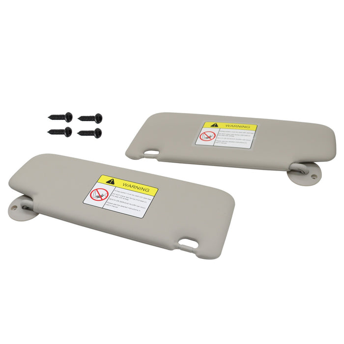 DURAFORCE 2Pcs Sun Visor with Mirror for Chevy Sonic 2012-2020 Replacement Parts