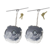 DURAFORCE 2x Locking Diesel Fuel Caps for 96-18 Freightliner Cascadia Columbia 03-37017-00