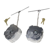 DURAFORCE 2x Locking Diesel Fuel Caps for 96-18 Freightliner Cascadia Columbia 03-37017-00