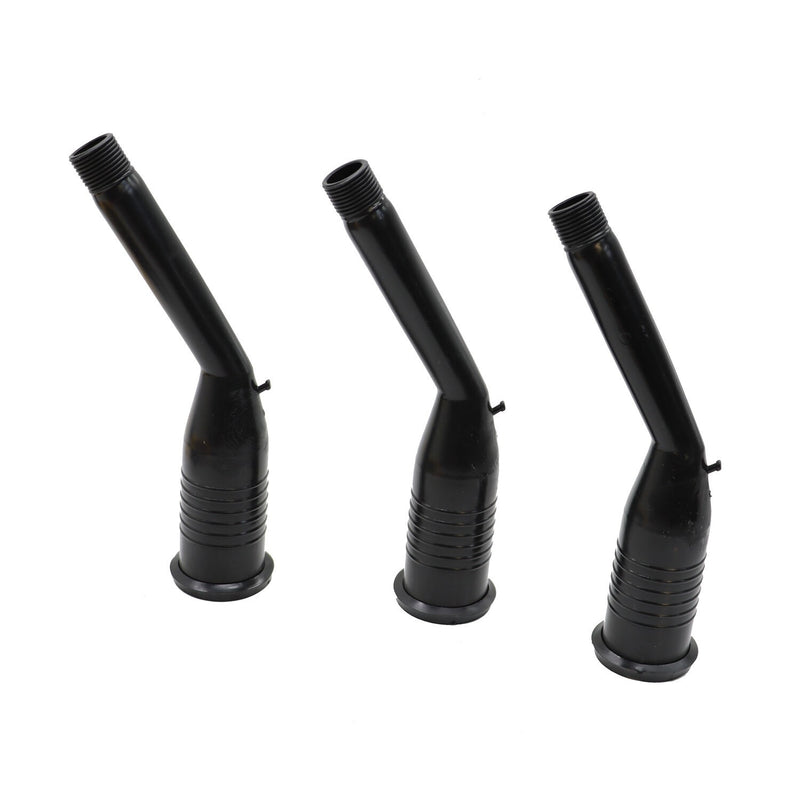 DURAFORCE 3-Pack Gas Can Spout Replacement Kit with Nozzles, Screw Collar & Vent Caps