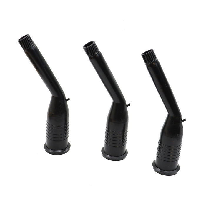 DURAFORCE 3-Pack Gas Can Spout Replacement Kit with Nozzles, Screw Collar & Vent Caps