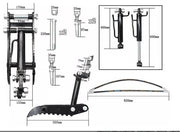 DURAFORCE Hydraulic Thumb Clip Attachment 3-Hole for Mini Excavator Small Digger Crawler