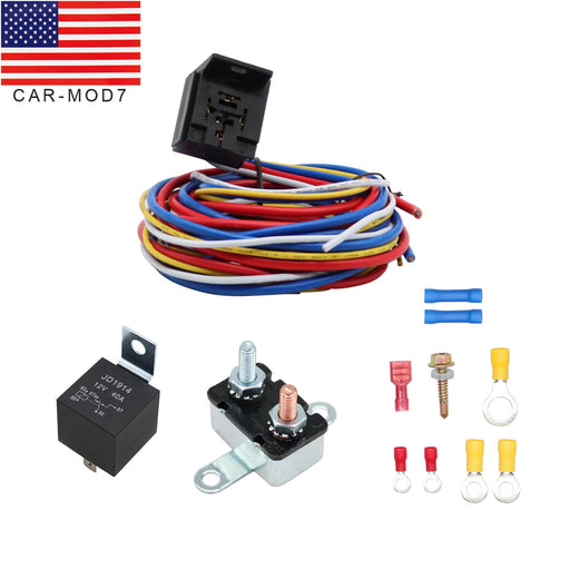 DURAFORCE 40205G Electric Fuel Pump Harness & Relay Wiring Kit Heavy Duty New