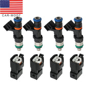 DURAFORCE 4PCS 52lb 550cc EV14 Fuel Injectors for Audi A4 Golf Jetta Passat 1.8L NEW