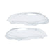 DURAFORCE 2x Front Headlight Covers Left Right BMW X5 E70 2008-2013 Clear Lamps