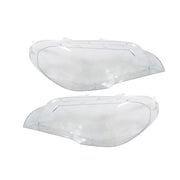 DURAFORCE 2x Front Headlight Covers Left Right BMW X5 E70 2008-2013 Clear Lamps