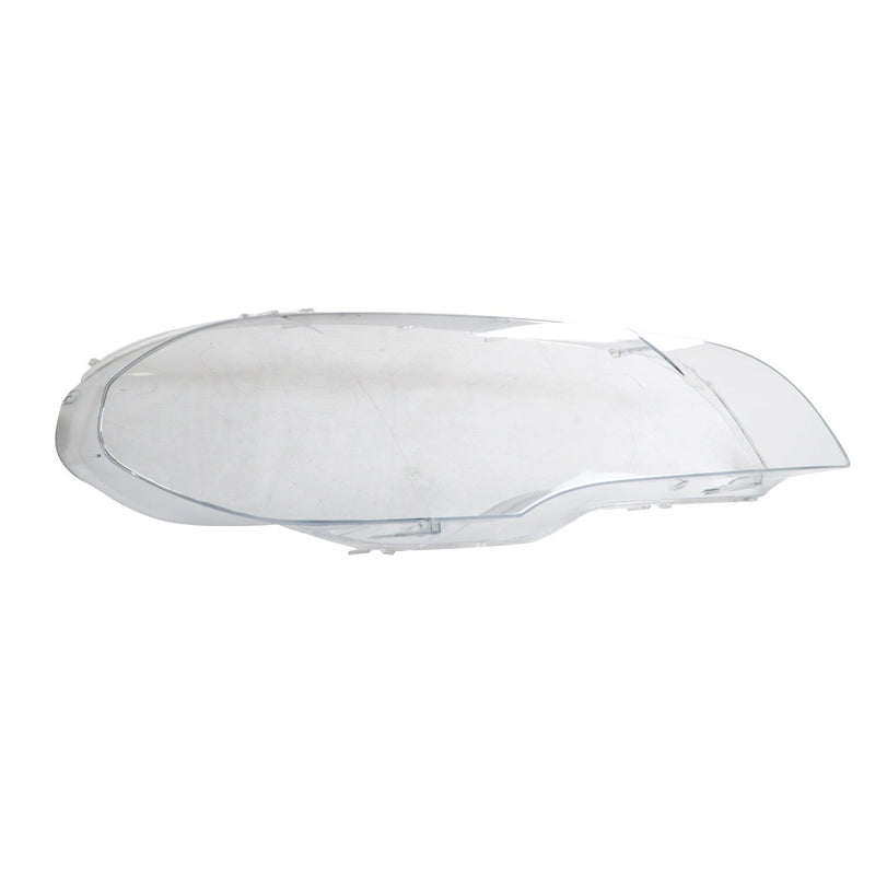 DURAFORCE 2x Front Headlight Covers Left Right BMW X5 E70 2008-2013 Clear Lamps