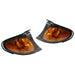 DURAFORCE 2x Amber Corner Parking Turn Signal Lights for BMW 3 Series E46 2002-2005