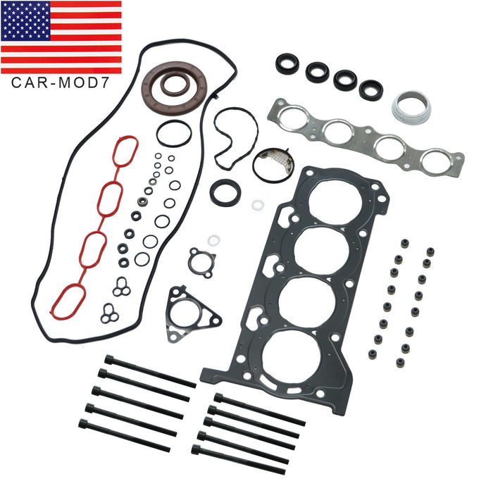 DURAFORCE 2ZRFXE Head Gasket & Bolts Set for 2010-2015 Toyota Prius V Lexus CT200h 1.8L