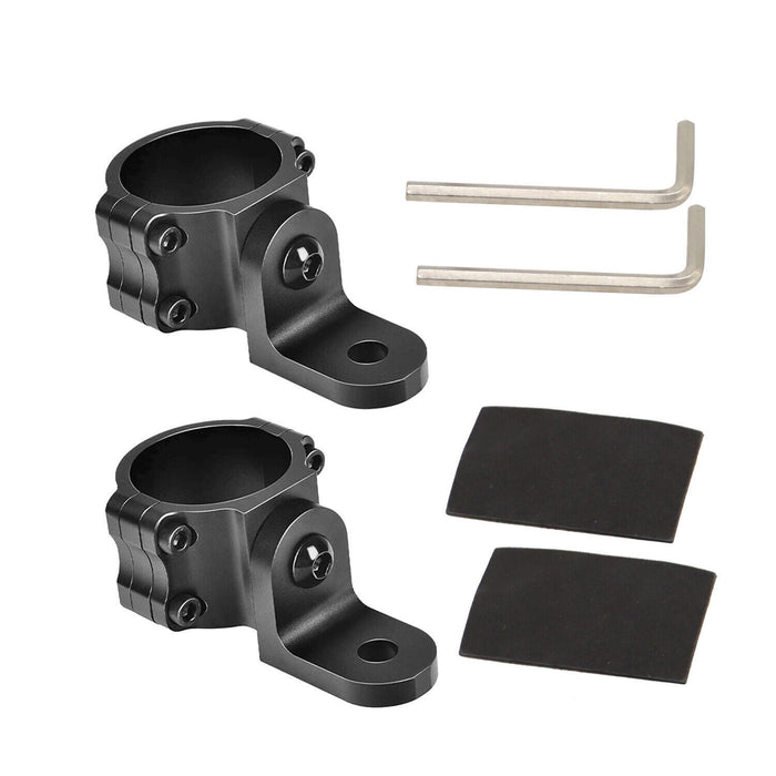 DURAFORCE 2X RZR 4WD LED Whip Light Bar Mount Brackets for 1.75"-2" Rollbar UTV ATV