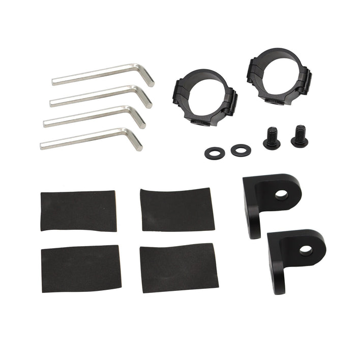 DURAFORCE 2X RZR 4WD LED Whip Light Bar Mount Brackets for 1.75"-2" Rollbar UTV ATV