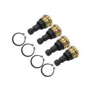 DURAFORCE 4 Pack Ball Joint Polaris 7061220 RZR XP 900 570 Ranger 800 Upper Lower USA