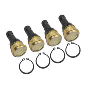 DURAFORCE 4 Pack Ball Joint Polaris 7061220 RZR XP 900 570 Ranger 800 Upper Lower USA