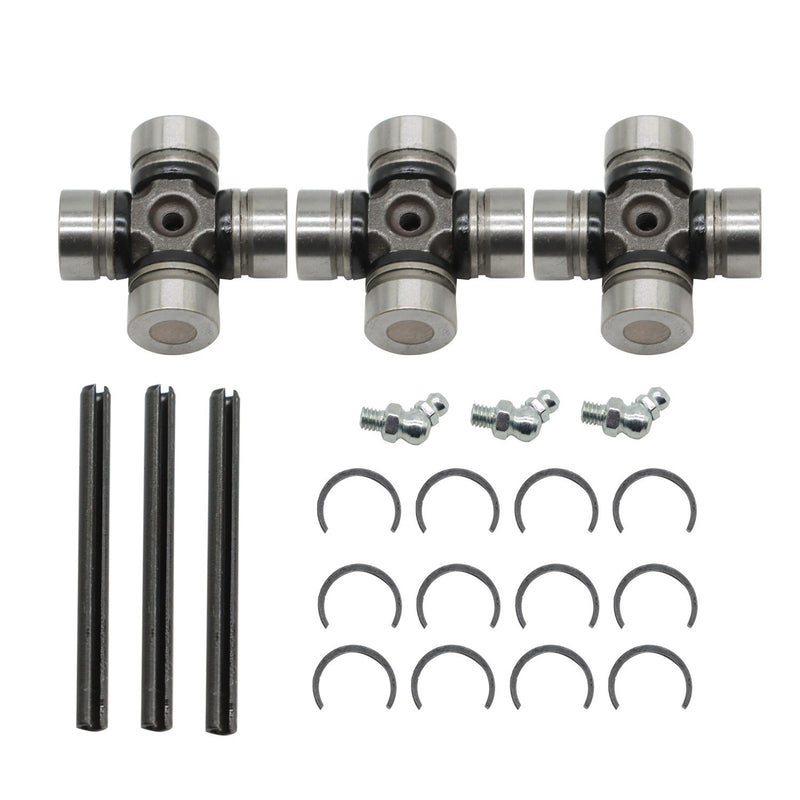 DURAFORCE 3x Front & Rear Prop Shaft U-Joint for Polaris Ranger Crew 800 900 1000