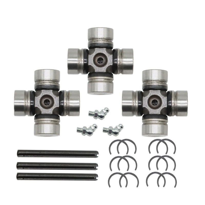 DURAFORCE 3x Front & Rear Prop Shaft U-Joint for Polaris Ranger Crew 800 900 1000