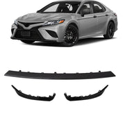 DURAFORCE 3PCS Front Bumper Lower Grille Trim for Toyota Camry SE XSE 2018-2020