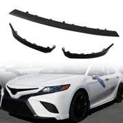 DURAFORCE 3PCS Front Bumper Lower Grille Trim for Toyota Camry SE XSE 2018-2020