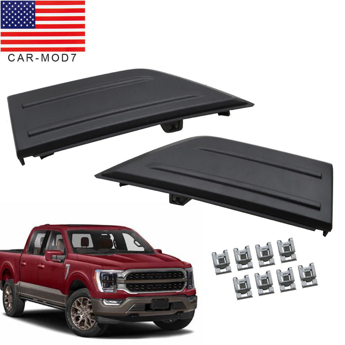 DURAFORCE 2X Waterproof Front Bumper Corner Trim Covers for 2021-2023 Ford F-150 F150