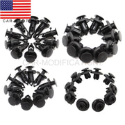 DURAFORCE 40Pcs Car Body Rivet Push Pin Plastic Fastener Bumper Fender Trim Clips