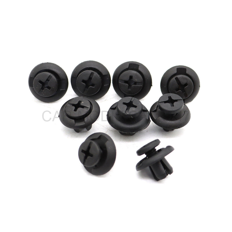 DURAFORCE 40Pcs Car Body Rivet Push Pin Plastic Fastener Bumper Fender Trim Clips