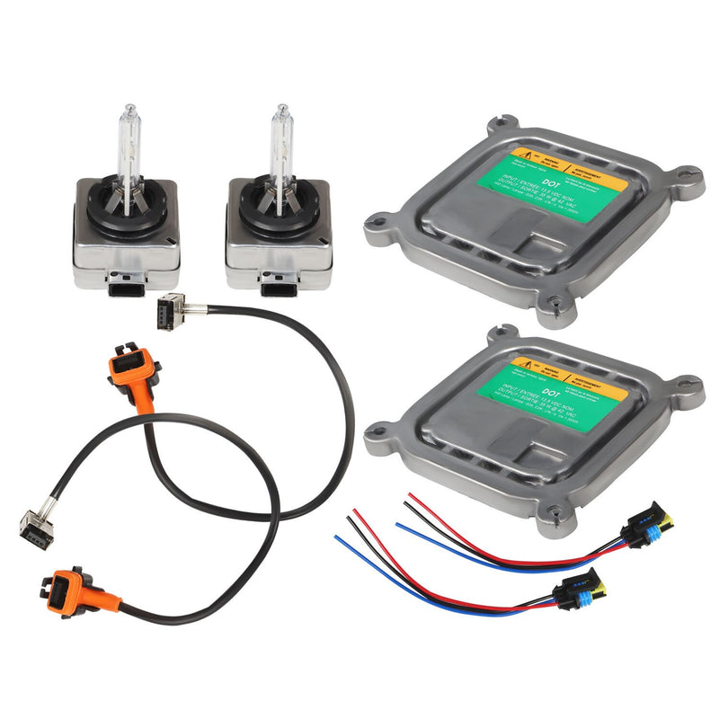 DURAFORCE 2X Ford Mustang 2010-19 HID Xenon Ballast & D3S Bulb Kit Control Unit