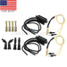 DURAFORCE 2x Ignition Coils & Spark Plug Caps for Suzuki GS550 GS750 GS850 GS1000 GS1100