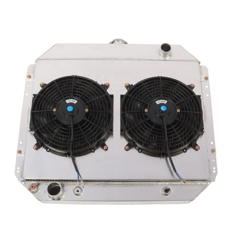 DURAFORCE 4-Row Radiator & Shroud Fan for 1966-79 Ford Bronco F100 F150 F250 F350 V8